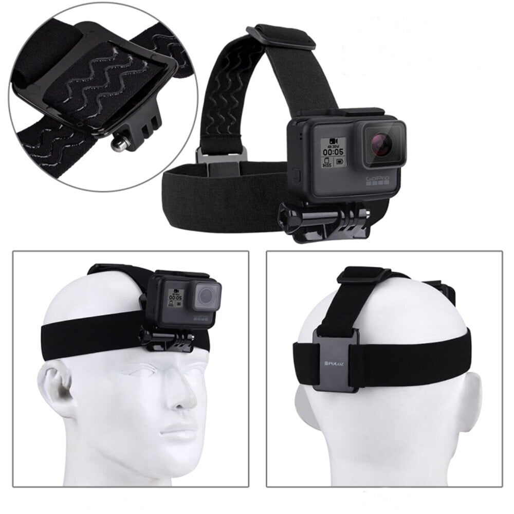 GoPro kameros laikiklis ant galvos kaina ir informacija | Priedai vaizdo kameroms | pigu.lt