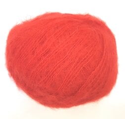 Нитки для вязания YarnArt Kid Mohair, цвет красный 02 цена и информация | Принадлежности для вязания | pigu.lt
