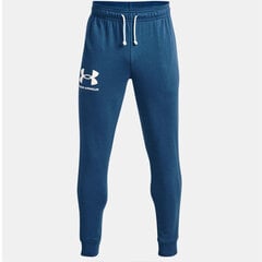 Sportinės kelnės vyrams Under Armor Rival Terry Jogger Pants M 1361642459, mėlynos цена и информация | Мужская спортивная одежда | pigu.lt