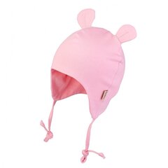 TuTu хлопчатобумажная шапка для весны, розовая цена и информация | Шапки, перчатки, шарфы для девочек | pigu.lt