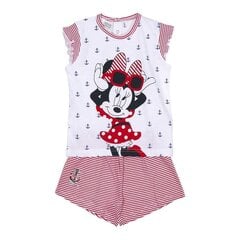 Pižama mergaitėms Minnie Mouse, raudona kaina ir informacija | Pižamos, chalatai mergaitėms | pigu.lt