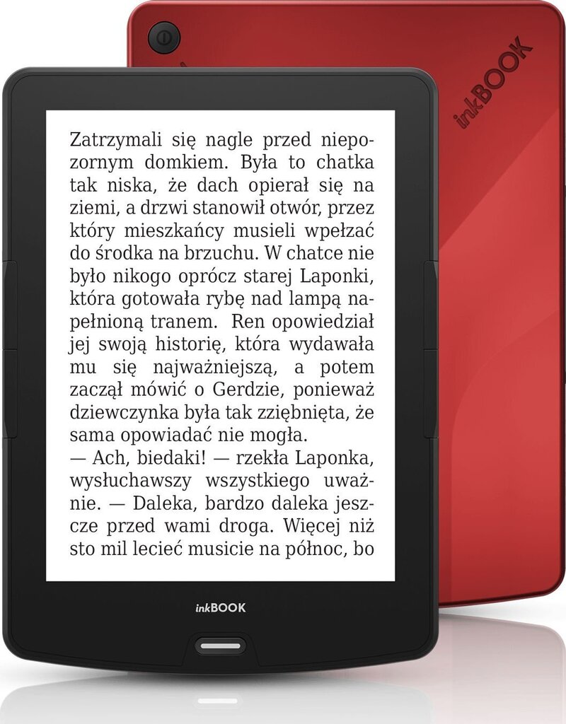 inkBOOK Calypso Plus, raudona kaina ir informacija | Elektroninių knygų skaityklės | pigu.lt