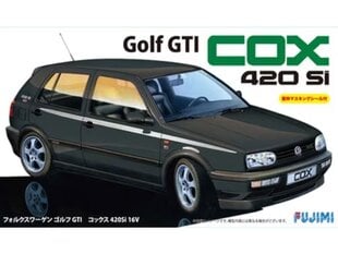 Plastikinis surenkamas modelis Fujimi VW Golf GTI Cox 420 SI with Window Frame Masking Seal, 1/24, 12618 kaina ir informacija | Konstruktoriai ir kaladėlės | pigu.lt