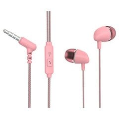 Наушники с микрофоном TM Electron Розовый цена и информация | Наушники | pigu.lt