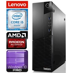 Lenovo M83 SFF i5-4460 4GB 250GB R5-340 2GB WIN10PRO/W7P kaina ir informacija | Stacionarūs kompiuteriai | pigu.lt