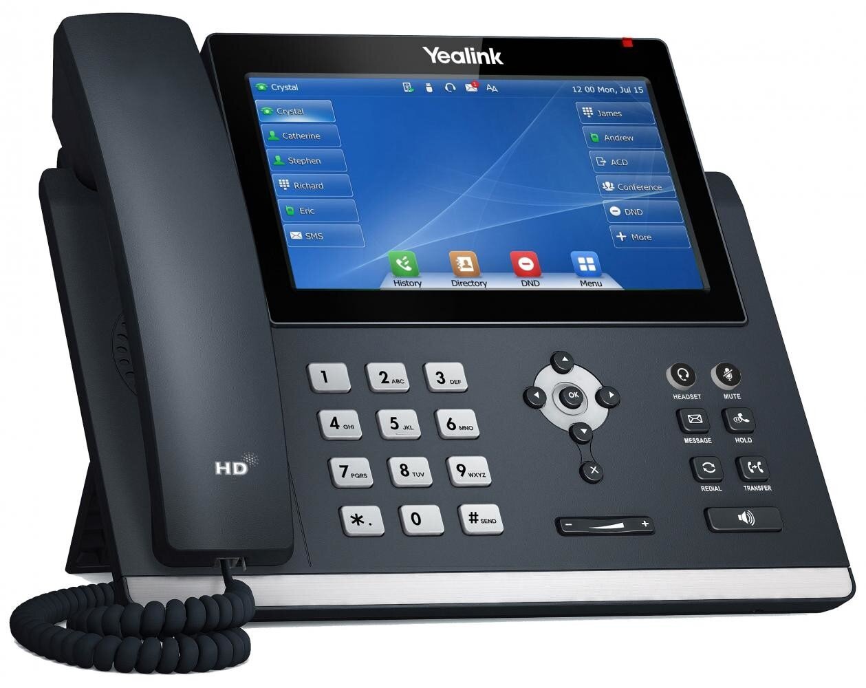 Yealink SIP-T48U, juodas kaina ir informacija | Stacionarūs telefonai | pigu.lt