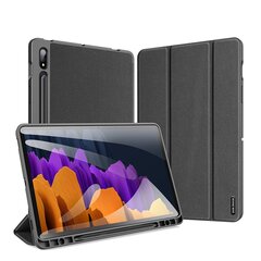 DUX DUCIS Domo Tablet Cover with Multi-angle Stand and Smart Sleep Function for Samsung Galaxy Tab S7 11'' black (Black) цена и информация | Чехлы для планшетов и электронных книг | pigu.lt