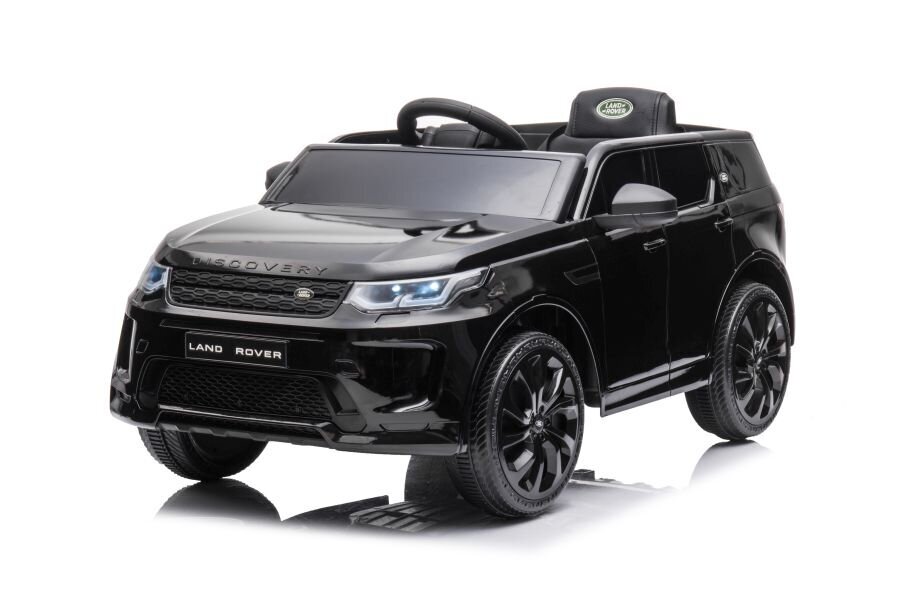 Vienvietis elektromobilis Range Rover, juodas kaina ir informacija | Elektromobiliai vaikams | pigu.lt