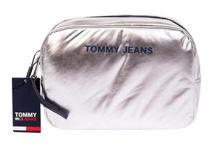 Moteriška kosmetinė Tommy Hilfiger TJW NYLON TWIST Washbag MET? sidabro spalvos AW0AW09343 PE6 kaina ir informacija | Tommy Hilfiger Kvepalai, kosmetika | pigu.lt