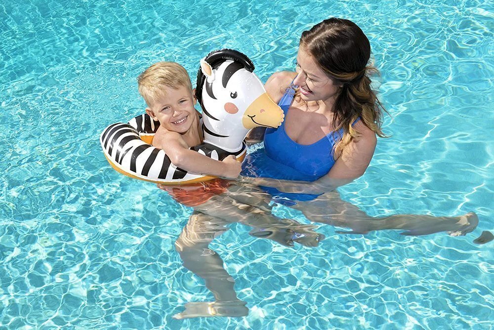Vaikiškas pripučiamas plaukimo ratas Bestway, 57x51 cm kaina ir informacija | Pripučiamos ir paplūdimio prekės | pigu.lt