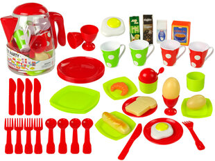 Игрушечная посуда и набор продуктов, 42 шт. цена и информация | Игрушки для девочек | pigu.lt