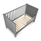 Kūdikio lovytė Klupś Iwo, 70x140 cm, pilka kaina ir informacija | Kūdikių lovytės | pigu.lt