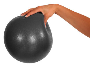 Pilateso kamuolys Mambo Max Pilates Soft-Over-Ball, 18 cm, juodas kaina ir informacija | Gimnastikos kamuoliai | pigu.lt