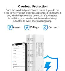 SONOFF SPM-4RELAY Centralės išplėtimo modulis kaina ir informacija | Apsaugos sistemos, valdikliai | pigu.lt