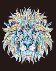 Deimantinė mozaika 40x50 cm Ethnic lion kaina ir informacija | Deimantinės mozaikos | pigu.lt