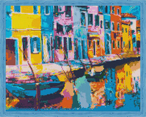 Deimantinė mozaika 40x50 cm Rainbow Venice kaina ir informacija | Deimantinės mozaikos | pigu.lt