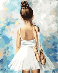 Tapybos pagal skaičius rinkinys 40x50 cm Little ballerina kaina ir informacija | Tapyba pagal skaičius | pigu.lt