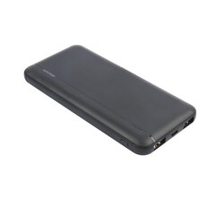 Nešiojama baterija Essentials 10 000mAh, 2xUSB-A, black kaina ir informacija | Atsarginiai maitinimo šaltiniai (power bank) | pigu.lt