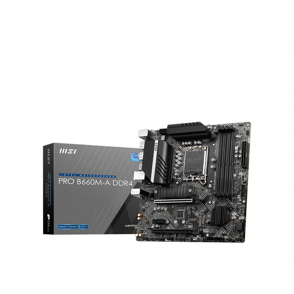 MSI Pro H610M-G DDR4 kaina ir informacija | Pagrindinės plokštės | pigu.lt