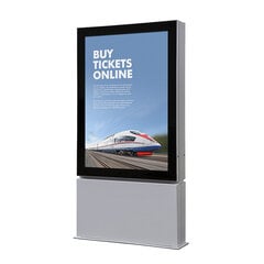 Šviečiantis lauko plakatų dėklas dvipusis 120 x 180 cm kaina ir informacija | Kanceliarinės prekės | pigu.lt