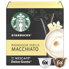 Starbucks Dolce Gusto Vanilla Macchiato 12 шт. Кофе в капсулах цена и информация | Кофе, какао | pigu.lt