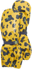 Перчатки от дождя Didriksons Pileglove, желтые/черные цена и информация | Зимняя одежда для детей | pigu.lt