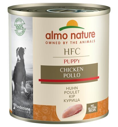 Almo Nature HFC Puppy, šuniukams, su vištiena, 280 g. kaina ir informacija | Konservai šunims | pigu.lt