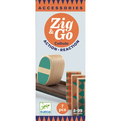 Деревянный конструктор - Zig&Go - Culbuto - 7 деталей, DJECO DJ05648 цена и информация | Конструкторы и кубики | pigu.lt