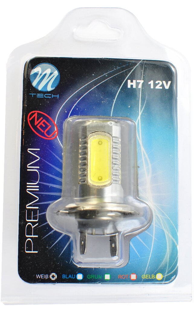 H7 LED Automobilių lemputė M-Tech, 1 vnt. kaina ir informacija | Automobilių lemputės | pigu.lt