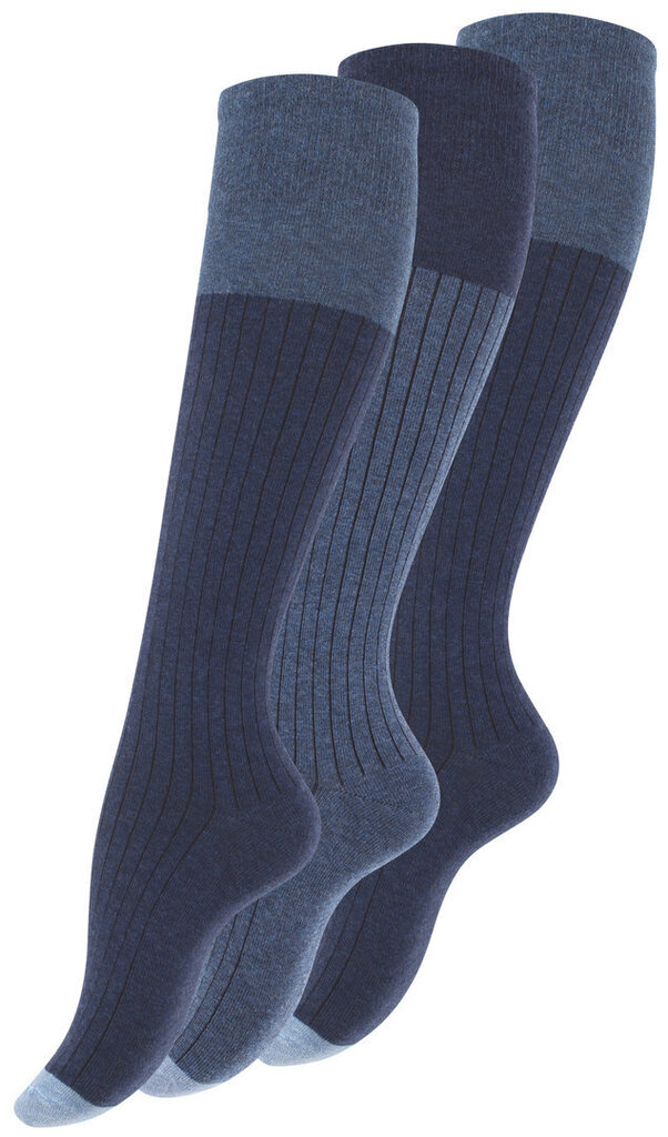 Kojinės iki kelių moterims Vincent Creation 4072, mėlynos, 3 poros kaina ir informacija | Moteriškos kojinės | pigu.lt