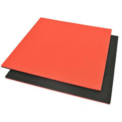 Sertifikuotas tatamis - 1x1m Puzzle - 4cm red black kaina ir informacija | Kitos fitneso prekės | pigu.lt