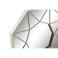 Настенное зеркало DKD Home Decor, шампанское, светло-медный полипропилен (25 x 2 x 25 см) (2 шт.) цена и информация | Зеркала | pigu.lt