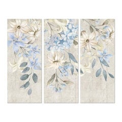 Картина DKD Home Decor, Цветы (3 шт.) (55 x 3 x 135 cm) цена и информация | Репродукции, картины | pigu.lt