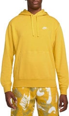 Džemperis vyrams Nike M Nsw Club Hoodie Po Ft CZ7857 709, geltonas kaina ir informacija | Džemperiai vyrams | pigu.lt