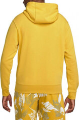 Džemperis vyrams Nike M Nsw Club Hoodie Po Ft CZ7857 709, geltonas kaina ir informacija | Džemperiai vyrams | pigu.lt