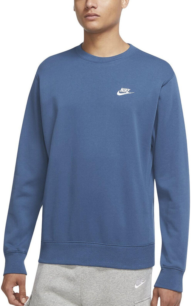 Džemperis vyrams Nike M Nsw Club Crw Ft BV2666 407, mėlynas цена и информация | Džemperiai vyrams | pigu.lt