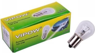 Automobilio lemputė Vipow 12V/21W kaina ir informacija | Automobilių lemputės | pigu.lt