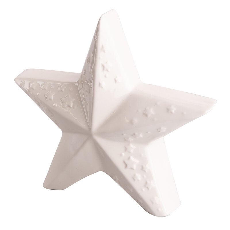 Porcelianinė figūrėlė žvaigždė kaina ir informacija | Kalėdinės dekoracijos | pigu.lt