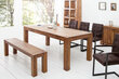 Stalas Invicta Makassar, 160 cm, rudas kaina ir informacija | Virtuvės ir valgomojo stalai, staliukai | pigu.lt
