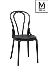 Kėdė Modesto Toni, juoda, polipropilenas kaina ir informacija | Virtuvės ir valgomojo kėdės | pigu.lt