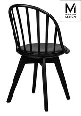 Kėdė Modesto Albert, juoda, polipropilenas, eko oda kaina ir informacija | Virtuvės ir valgomojo kėdės | pigu.lt