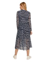 Женское платье Tom Tailor 1031008*28945, тёмно-синее /белое 4064606881056 цена и информация | Платья | pigu.lt