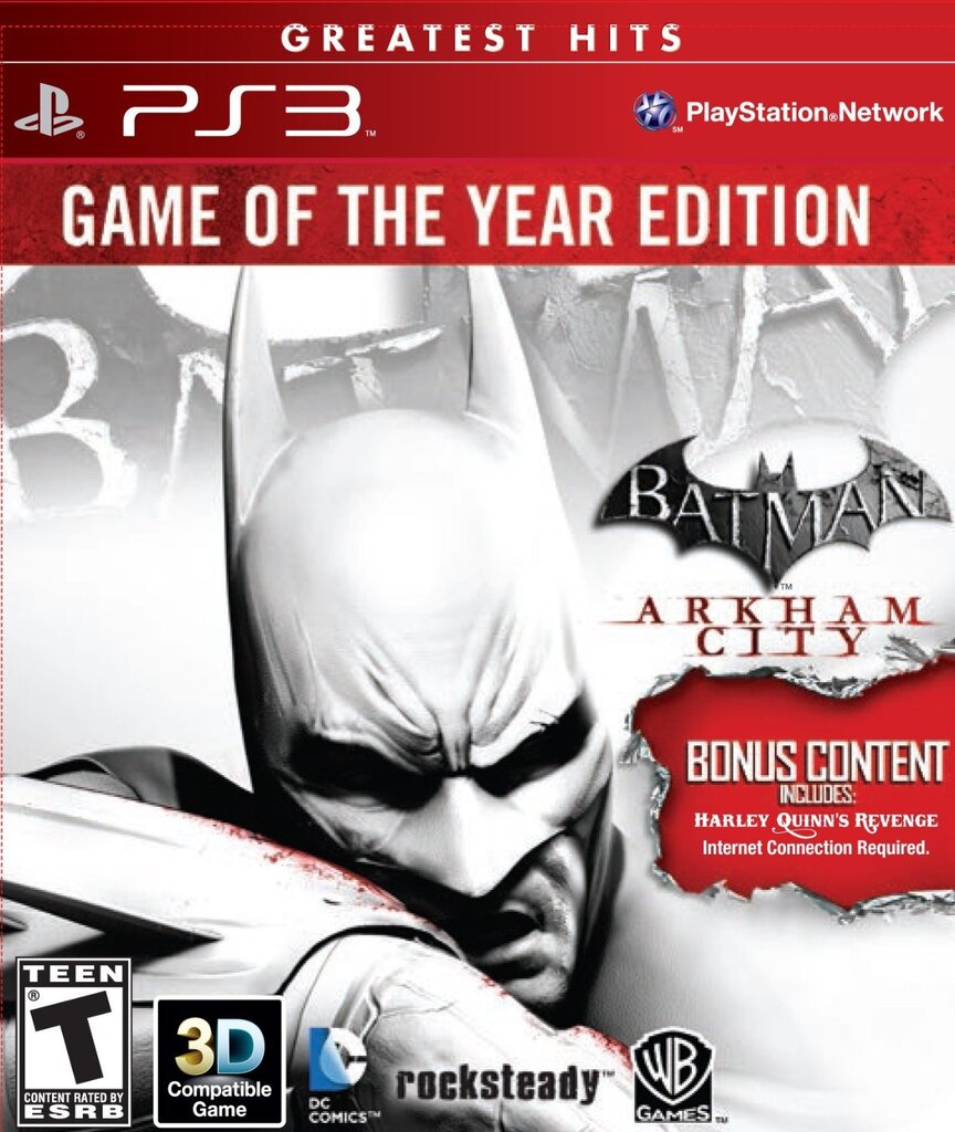 PS3 Batman: Arkham City GOTY Edition US Version kaina ir informacija | Kompiuteriniai žaidimai | pigu.lt