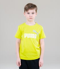 Детская футболка Puma 586985*29, желтая/белая 4064535440386 цена и информация | Рубашки для мальчиков | pigu.lt