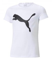 Детская футболка Puma 87007*02, белая 4063697140394 цена и информация | Рубашки для мальчиков | pigu.lt
