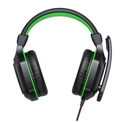 Joyroom Gaming 3.5mm mini jack with remote control and microphone for players black (JR-HG1 green) цена и информация | Наушники | pigu.lt