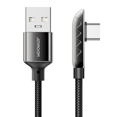 Joyroom gaming USB cable - USB Type C charging / data transmission 3A 1.2m black (S-1230K3) цена и информация | Кабели для телефонов | pigu.lt