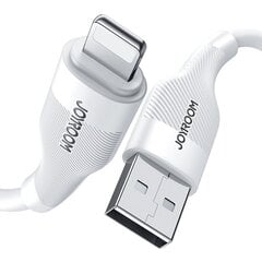 Joyroom USB cable - Lightning charging / data transmission 3A 1m white (S-1030M12) цена и информация | Кабели для телефонов | pigu.lt