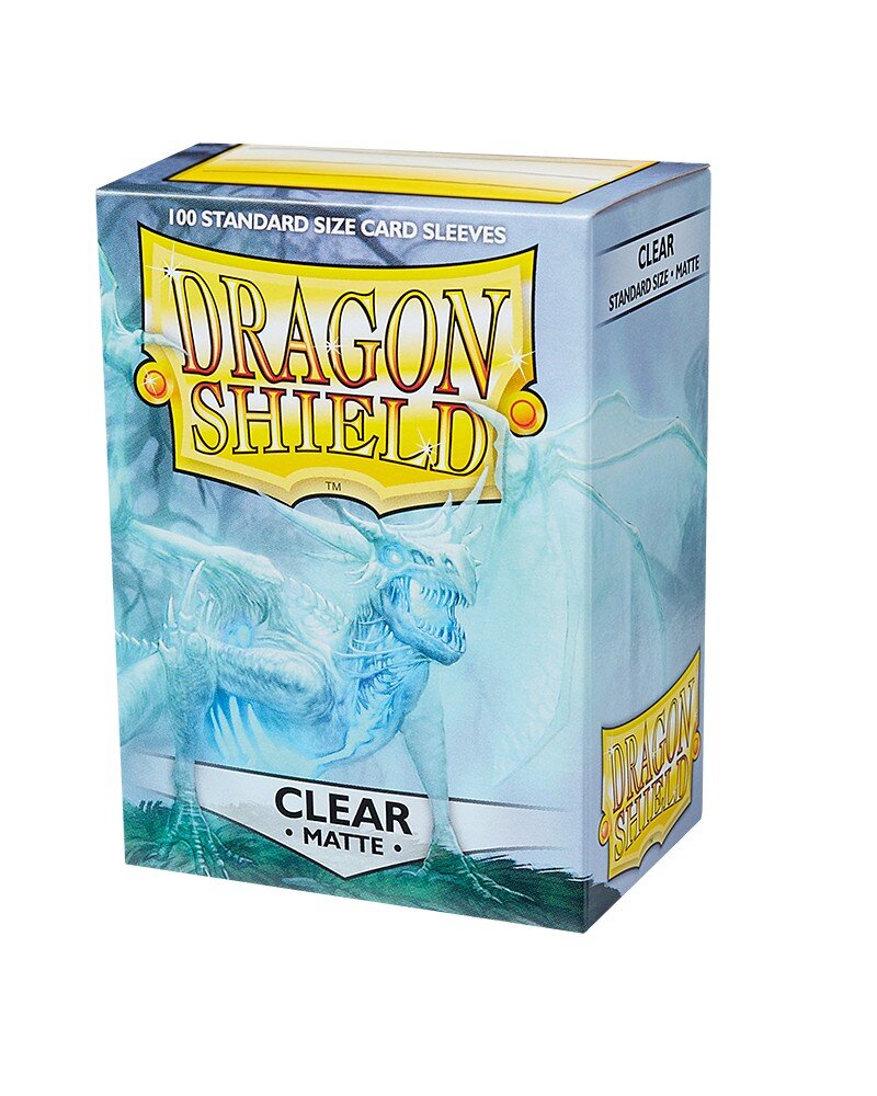 Kortų įmautės Dragon Shield Matte Clear, 100 vnt. цена и информация | Stalo žaidimai, galvosūkiai | pigu.lt