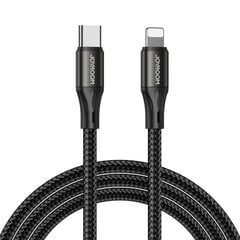 Joyroom fast charging / data cable USB Type C - Lightning PD 20W 1m black (S-1024N1-PD) цена и информация | Кабели для телефонов | pigu.lt